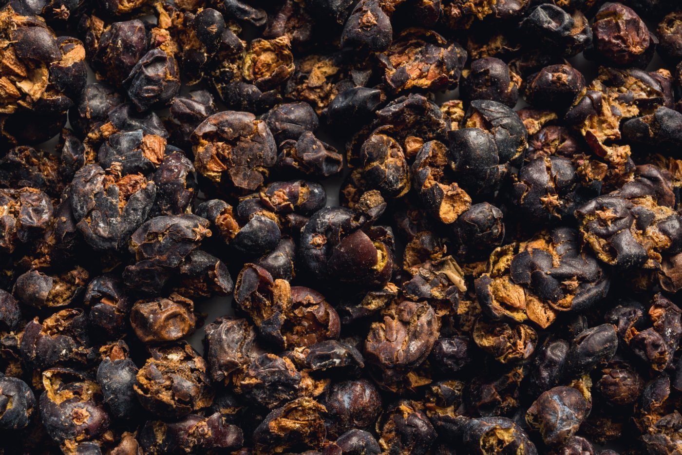 Macro Juniper Berries