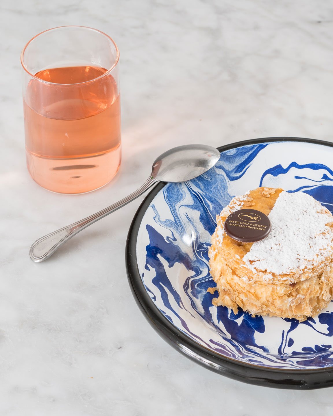 millefeuille-with-cream-pastry-and-glass-of-tisana millefeuille-with-cream-pastry-and-glass-of-tisana