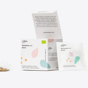 Remedium No. 2 Organic Herbal Tea - Boost - B2C - 10 Bags box