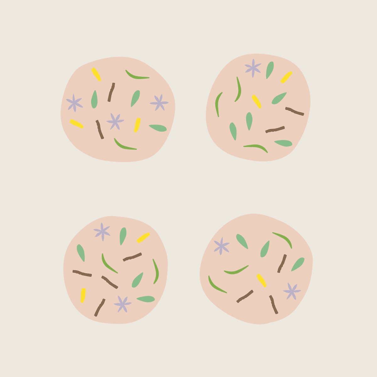 LePolveri herbal tea cookies LePolveri herbal tea cookies