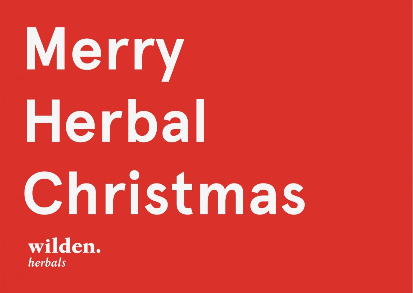 Practical guide to Christmas parties with Wilden herbal teas and drinks  