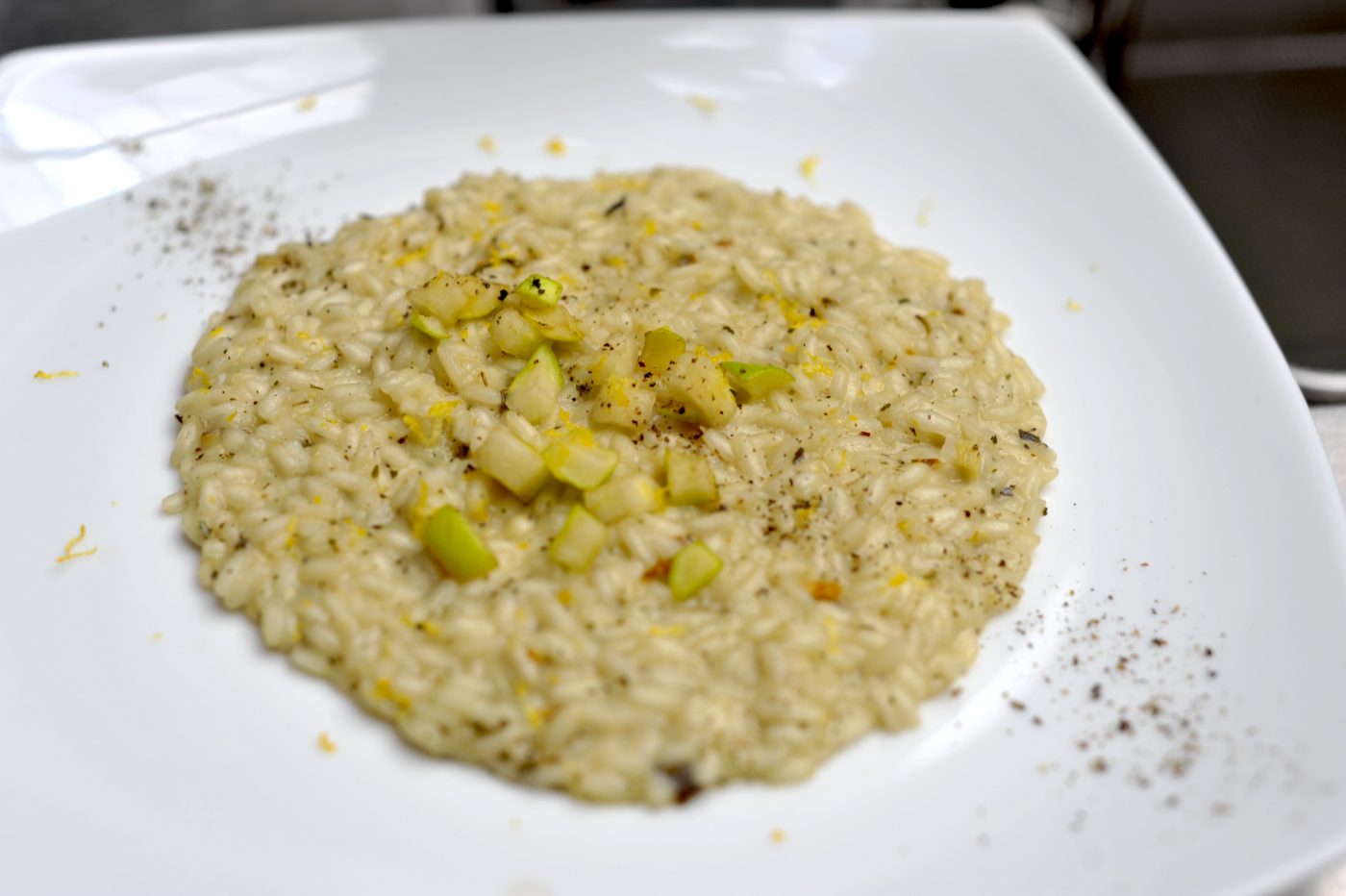 Risotto with pears in syrup and Remedium infusion n. 3 - Digestive Risotto with pears in syrup and Remedium infusion n. 3 - Digestive