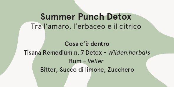 Summer Punch Detox, a botanical cocktail for your summer Summer Punch Detox, a botanical cocktail for your summer
