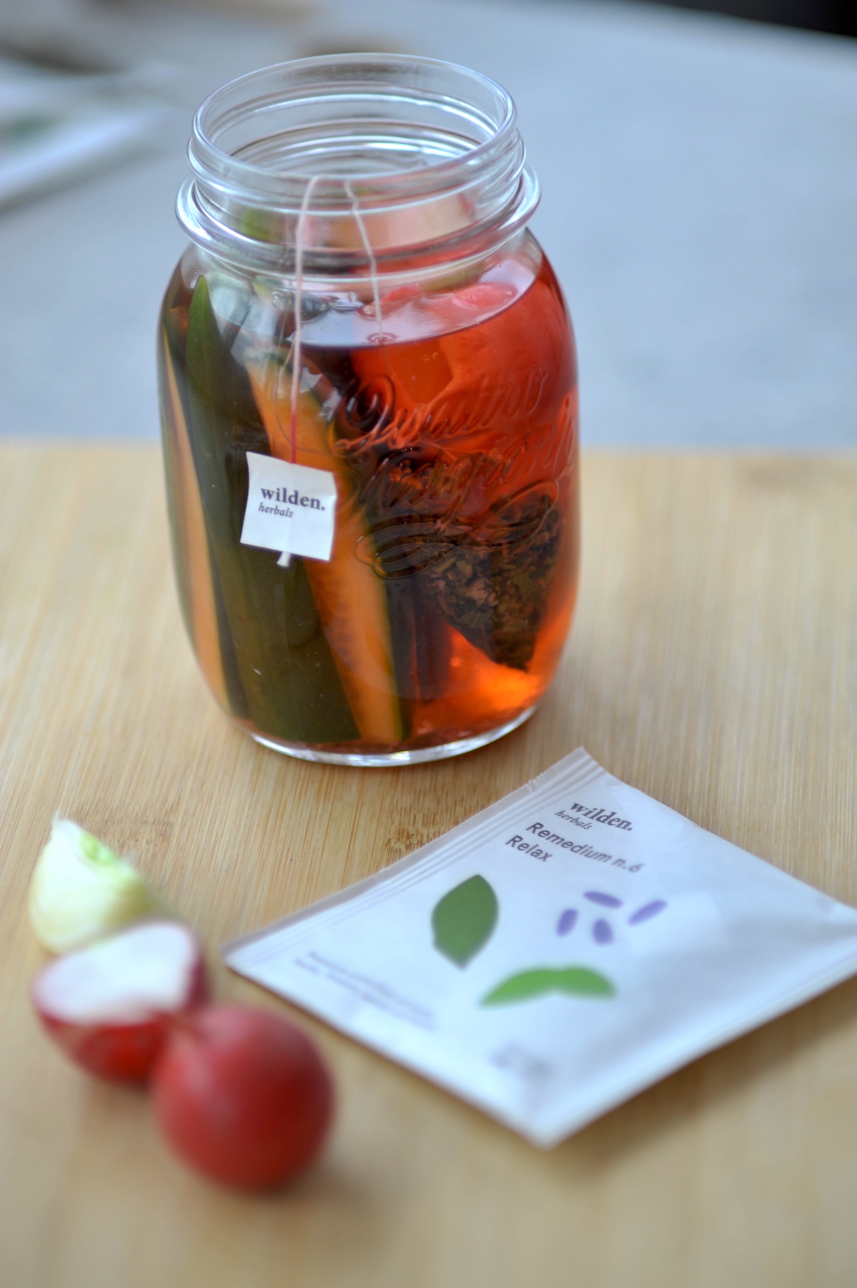 Pickled giardiniera + Remedium No. 6 herbal tea - Relaxation