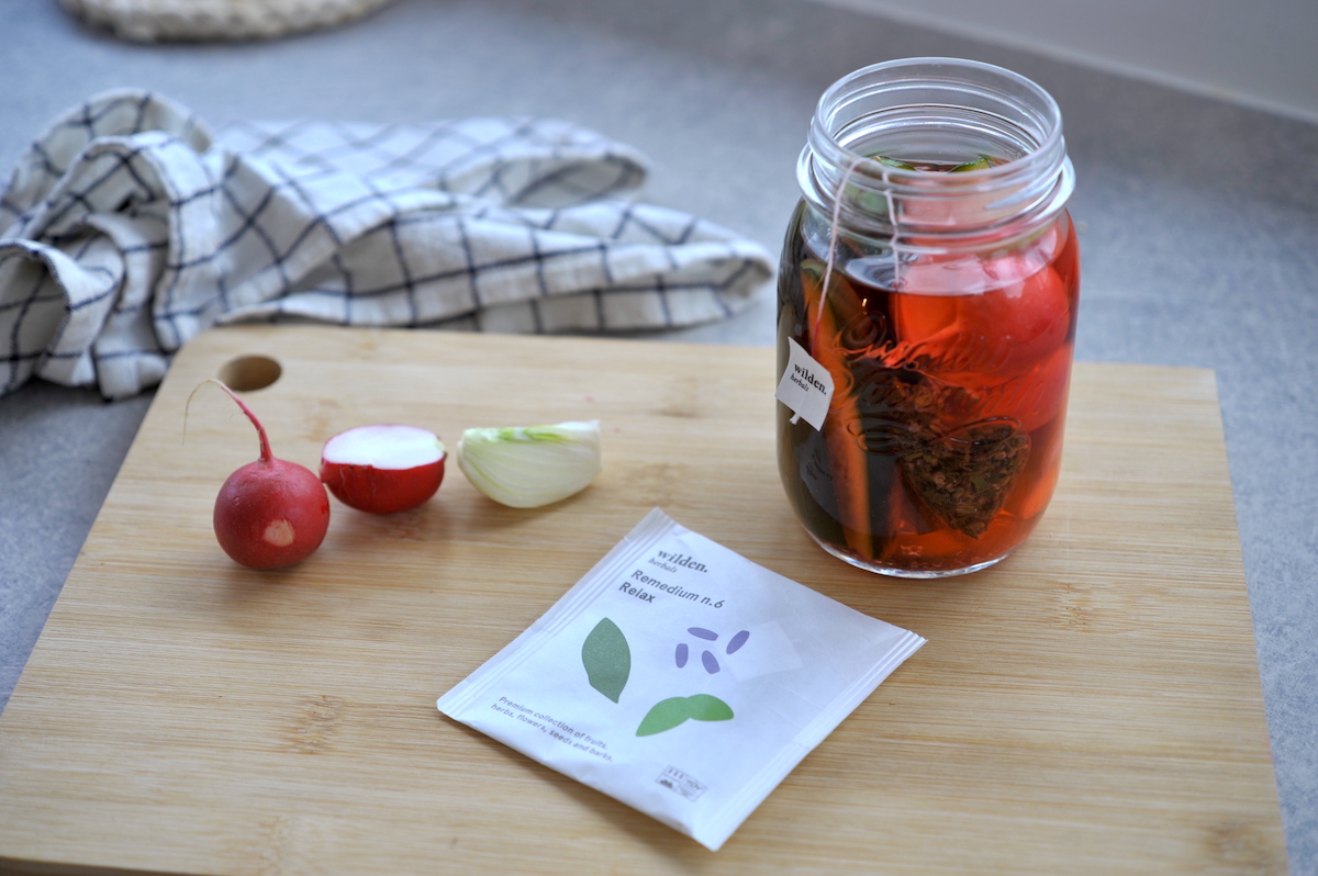 Pickled giardiniera + Remedium No. 6 herbal tea - Relaxation